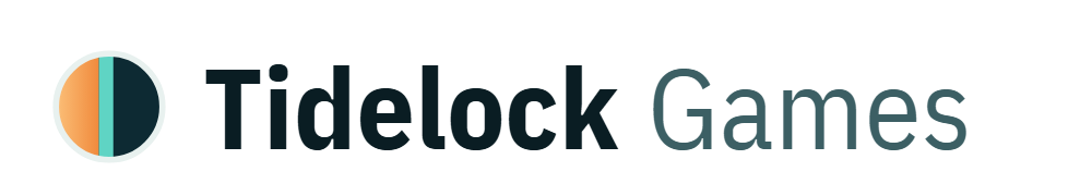 Tidelock Games logo for light backgrounds